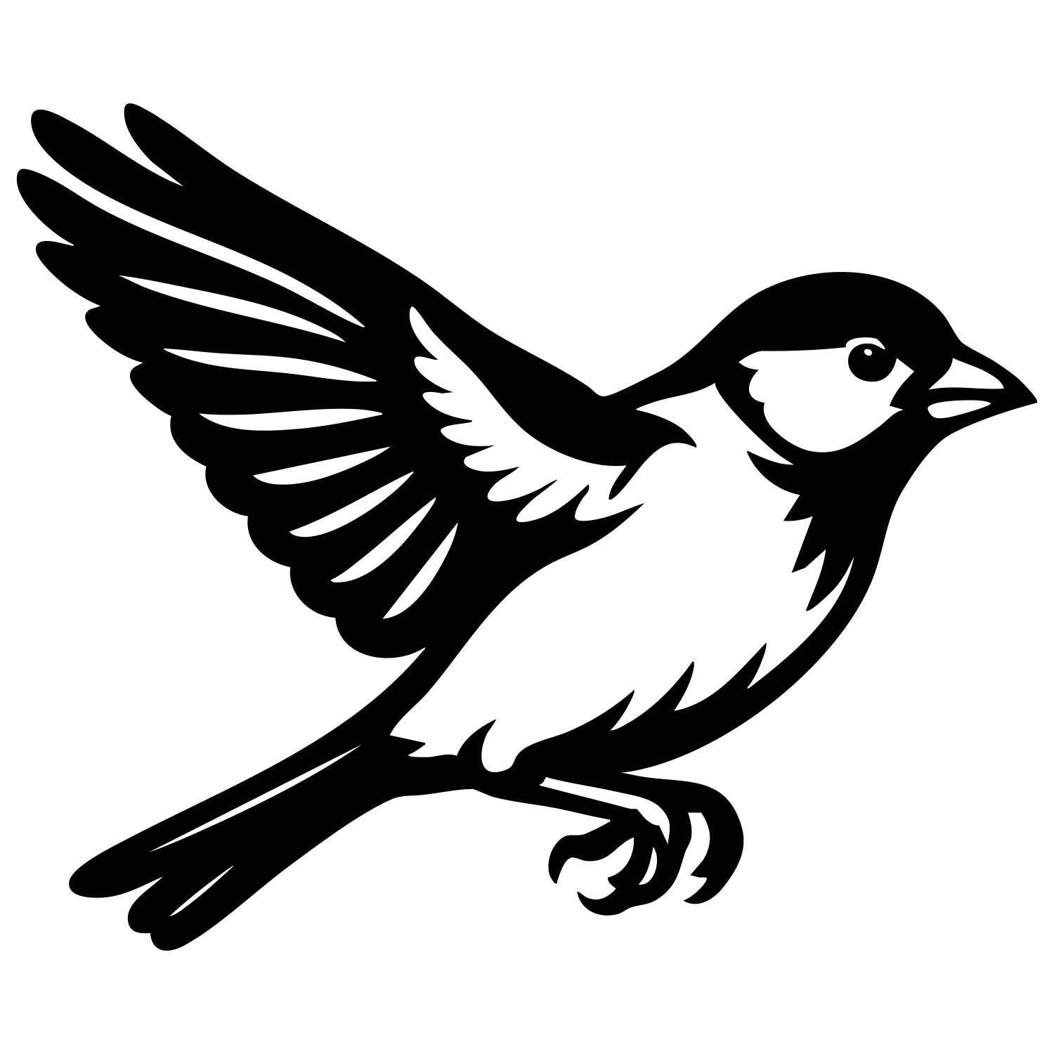 House Finch DXF File – CNC Cutting Design | ABFINCH71