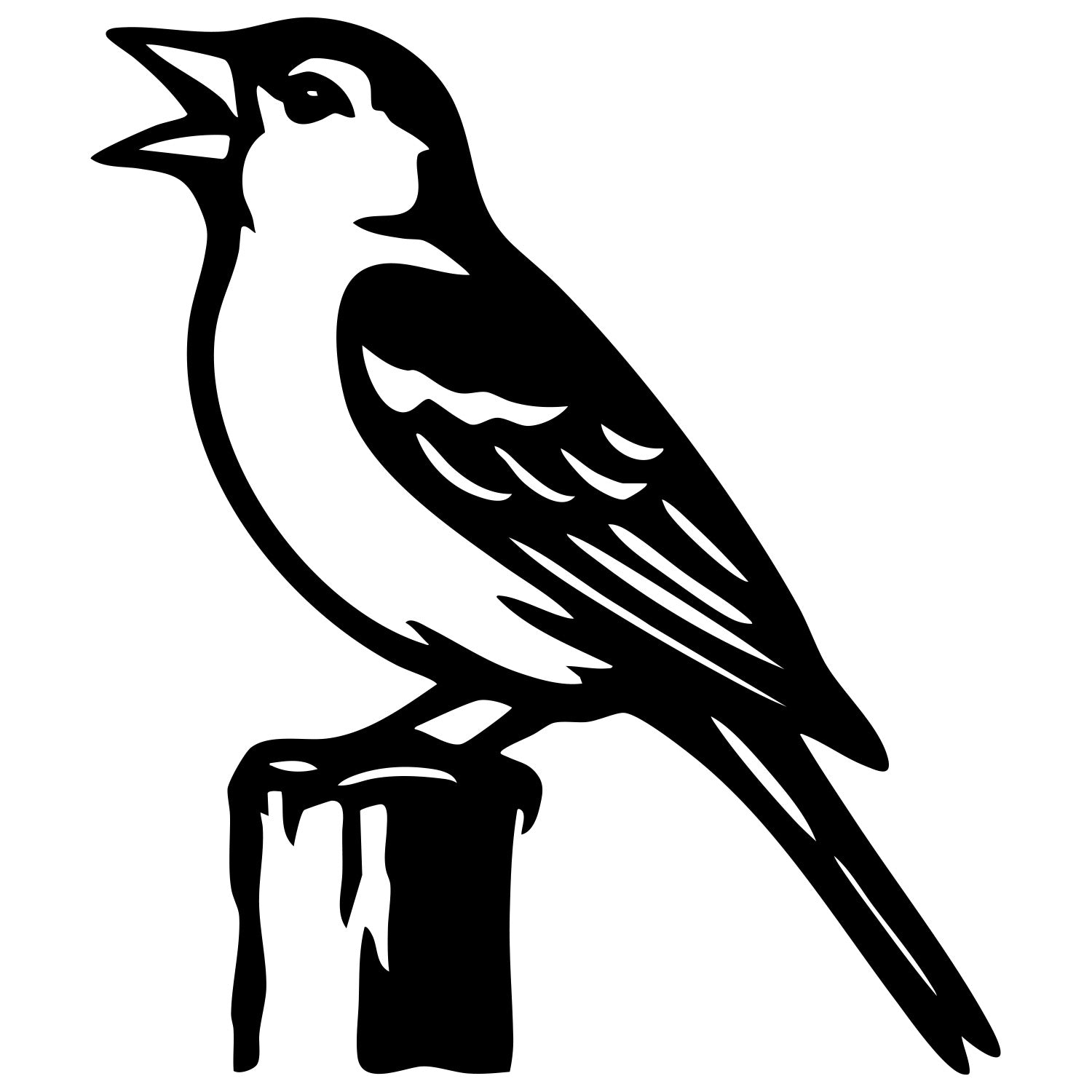 House Finch DXF File – CNC Cutting Design | ABFINCH80
