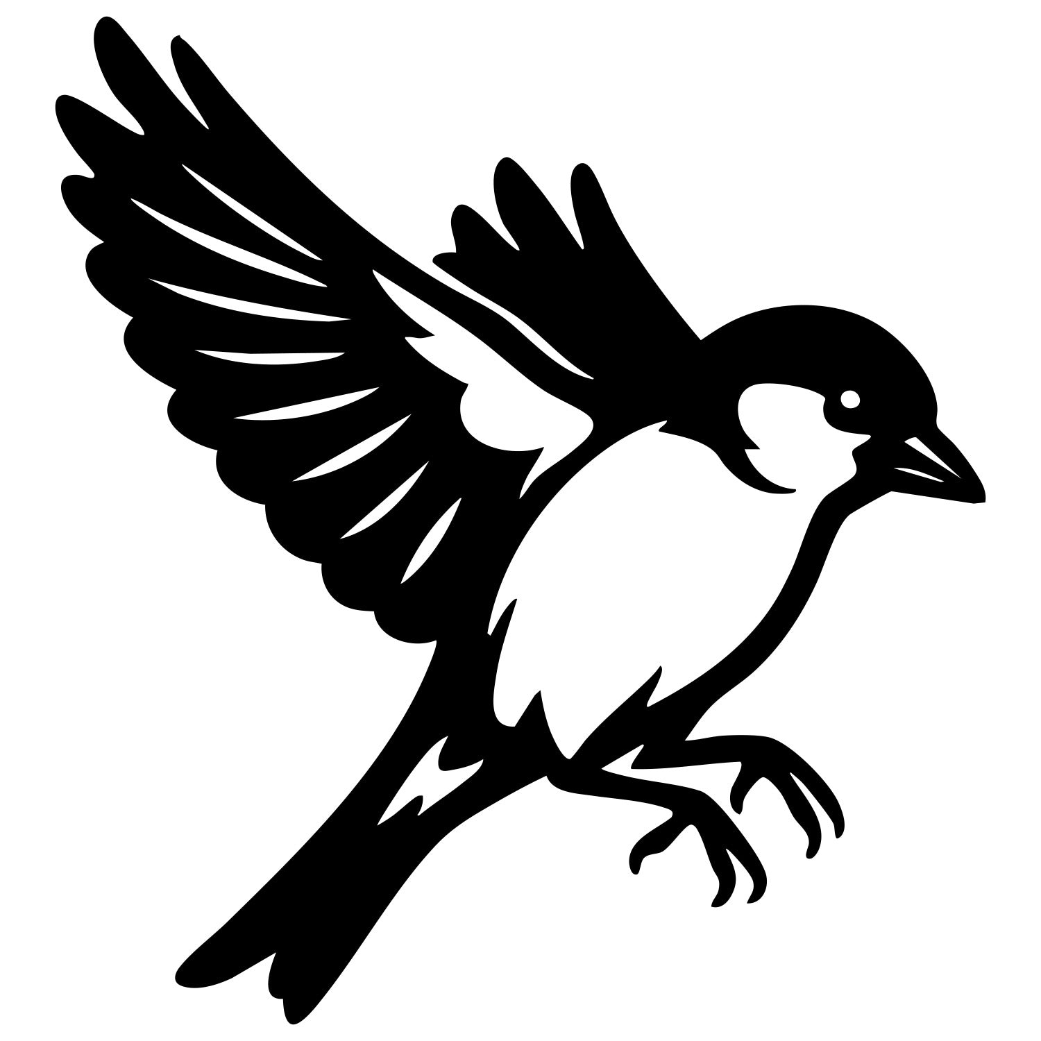 House Finch DXF File – CNC Cutting Design | ABFINCH81