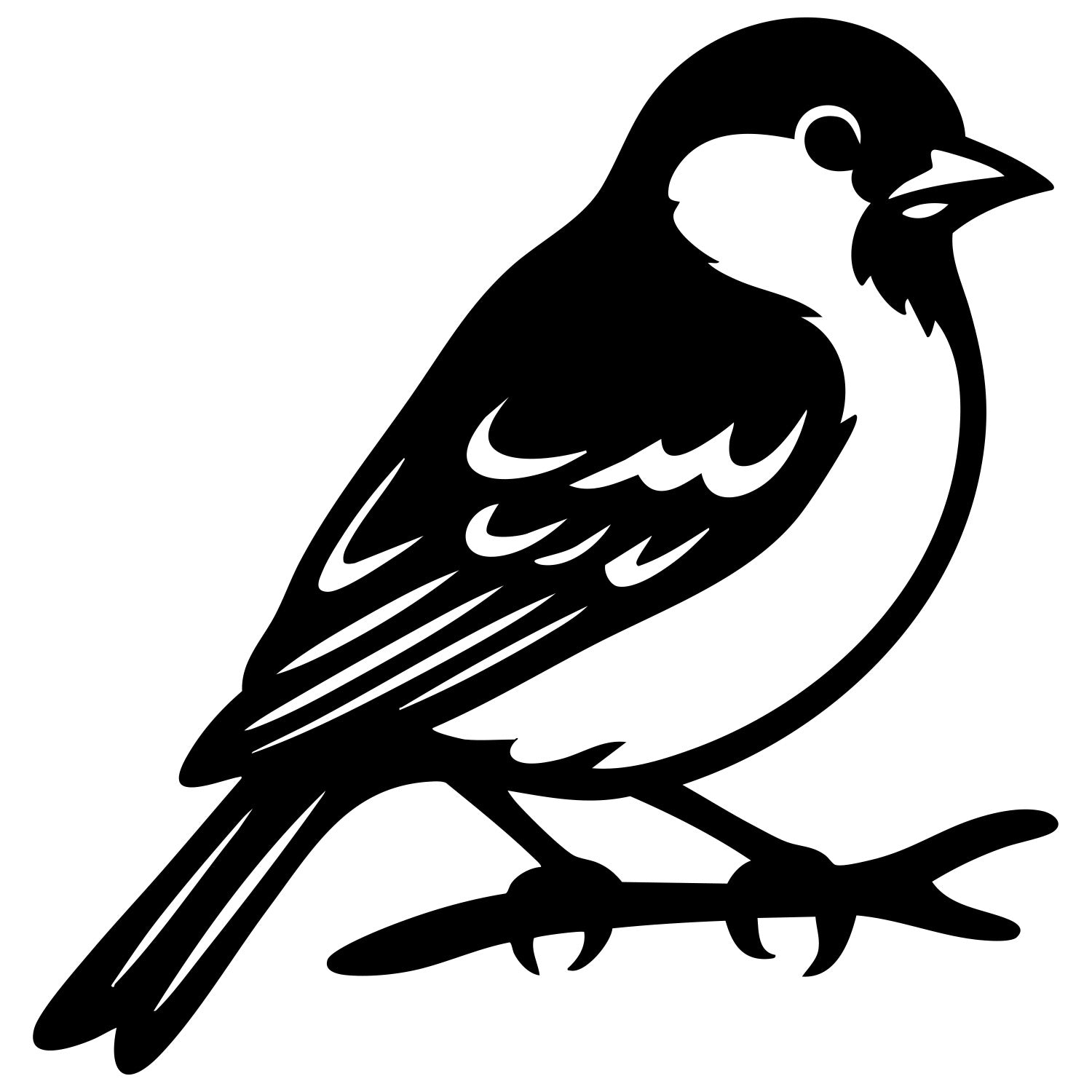 House Finch DXF File – CNC Cutting Design | ABFINCH84