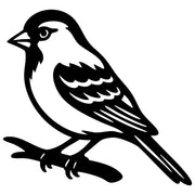 House Finch DXF File – CNC Cutting Design | ABFINCH92
