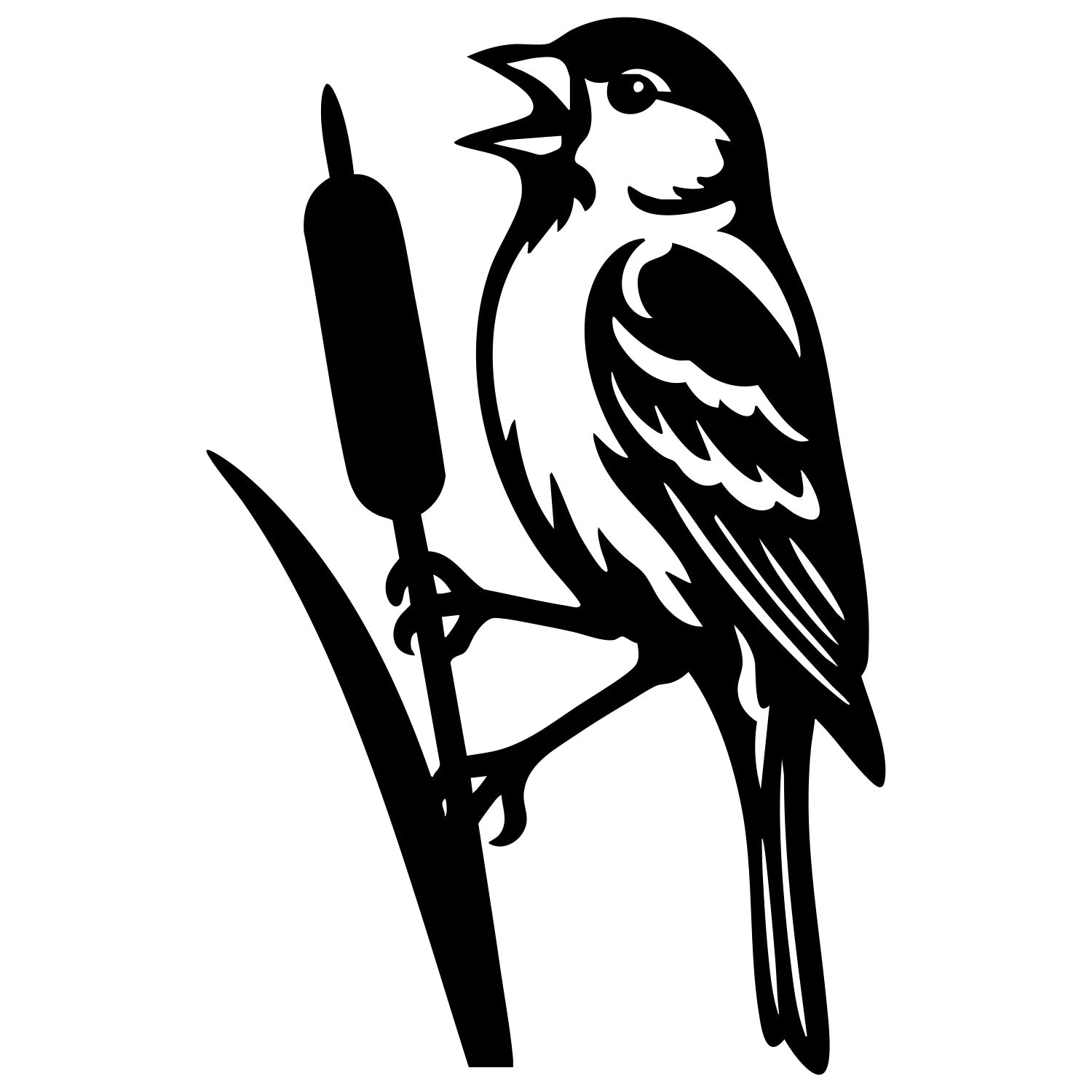 House Finch DXF File – CNC Cutting Design | ABFINCH93