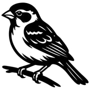 House Finch DXF File – CNC Cutting Design | ABFINCH99