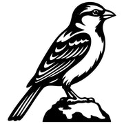 House Sparrow DXF File – CNC Cutting Design | ABSPARROW1