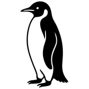 King Penguin DXF File – CNC Cutting Design | ABPENGUIN124