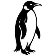 King Penguin DXF File – CNC Cutting Design | ABPENGUIN138