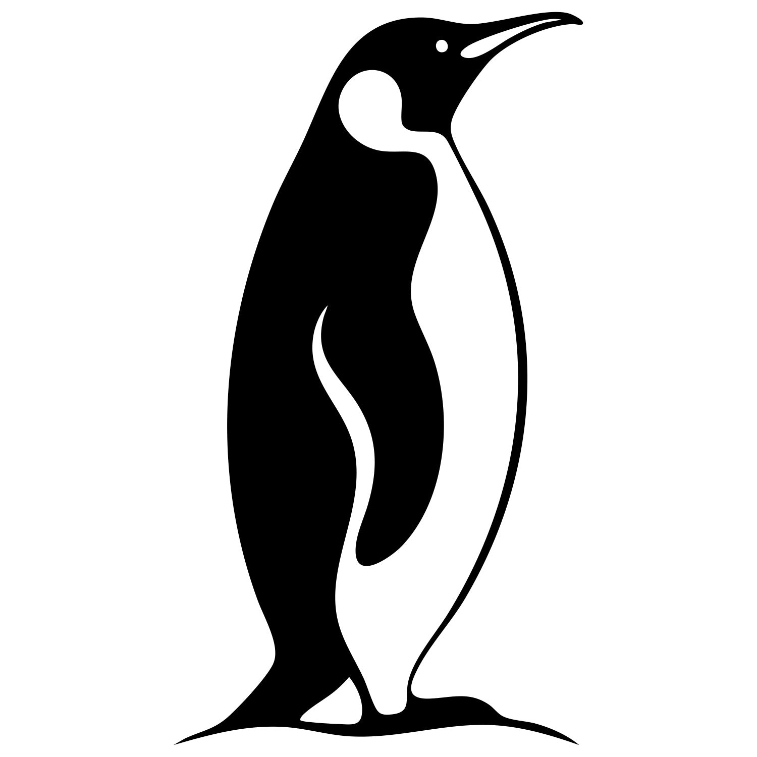 King Penguin DXF File – CNC Cutting Design | ABPENGUIN36