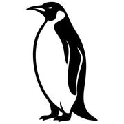 King Penguin DXF File – CNC Cutting Design | ABPENGUIN54