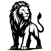 Lion DXF File – CNC Cutting Design | AWLION264