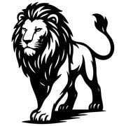 Lion DXF File – CNC Cutting Design | AWLION266