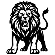 Lion DXF File – CNC Cutting Design | AWLION289