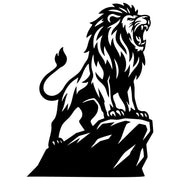 Lion DXF File – CNC Cutting Design | AWLION341