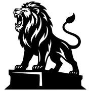 Lion DXF File – CNC Cutting Design | AWLION342