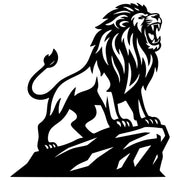 Lion DXF File – CNC Cutting Design | AWLION345
