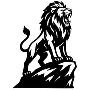 Lion DXF File – CNC Cutting Design | AWLION347