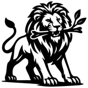 Lion DXF File – CNC Cutting Design | AWLION349