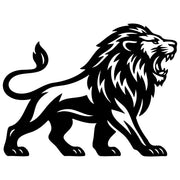 Lion DXF File – CNC Cutting Design | AWLION366