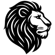 Lion Head DXF File – CNC Cutting Design | AWLION107
