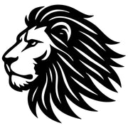 Lion Head DXF File – CNC Cutting Design | AWLION108