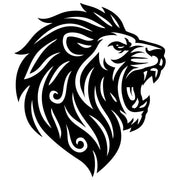 Lion Head DXF File – CNC Cutting Design | AWLION13