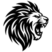 Lion Head DXF File – CNC Cutting Design | AWLION14