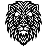 Lion Head DXF File – CNC Cutting Design | AWLION155