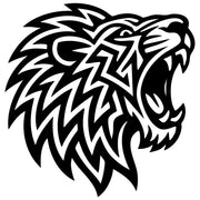 Lion Head DXF File – CNC Cutting Design | AWLION158