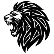 Lion Head DXF File – CNC Cutting Design | AWLION83