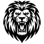 Lion Head DXF File – CNC Cutting Design | AWLION174