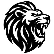 Lion Head DXF File – CNC Cutting Design | AWLION176