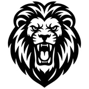 Lion Head DXF File – CNC Cutting Design | AWLION177