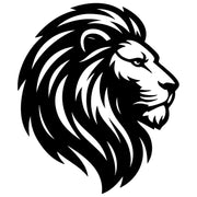 Lion Head DXF File – CNC Cutting Design | AWLION179