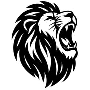 Lion Head DXF File – CNC Cutting Design | AWLION183