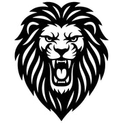 Lion Head DXF File – CNC Cutting Design | AWLION186