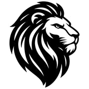 Lion Head DXF File – CNC Cutting Design | AWLION188