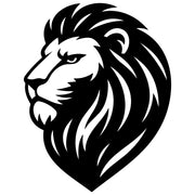 Lion Head DXF File – CNC Cutting Design | AWLION189