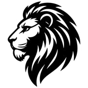 Lion Head DXF File – CNC Cutting Design | AWLION192