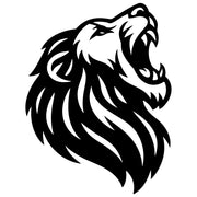 Lion Head DXF File – CNC Cutting Design | AWLION196