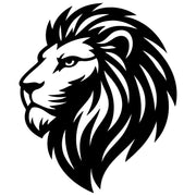 Lion Head DXF File – CNC Cutting Design | AWLION200