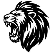 Lion Head DXF File – CNC Cutting Design | AWLION206
