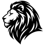 Lion Head DXF File – CNC Cutting Design | AWLION216