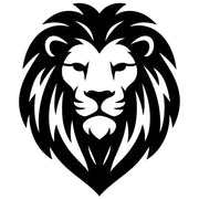 Lion Head DXF File – CNC Cutting Design | AWLION217