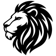 Lion Head DXF File – CNC Cutting Design | AWLION219