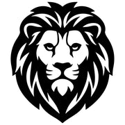 Lion Head DXF File – CNC Cutting Design | AWLION223