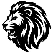 Lion Head DXF File – CNC Cutting Design | AWLION236