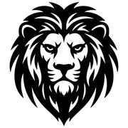 Lion Head DXF File – CNC Cutting Design | AWLION238