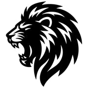Lion Head DXF File – CNC Cutting Design | AWLION239