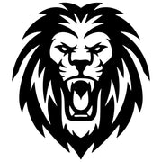 Lion Head DXF File – CNC Cutting Design | AWLION727