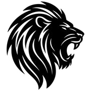 Lion Head DXF File – CNC Cutting Design | AWLION742