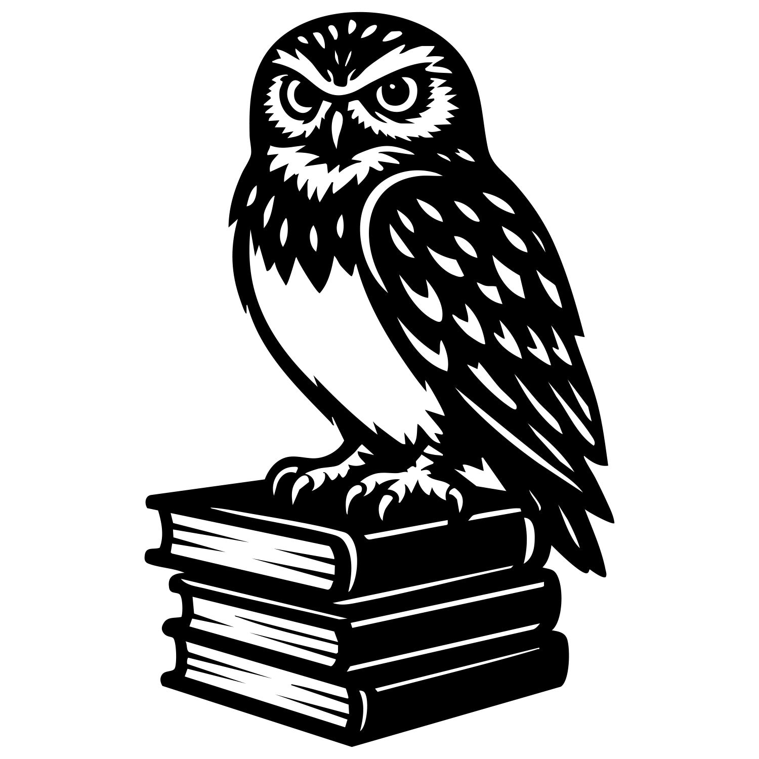 Little Owl DXF File – CNC Cutting Design | ABOWL112